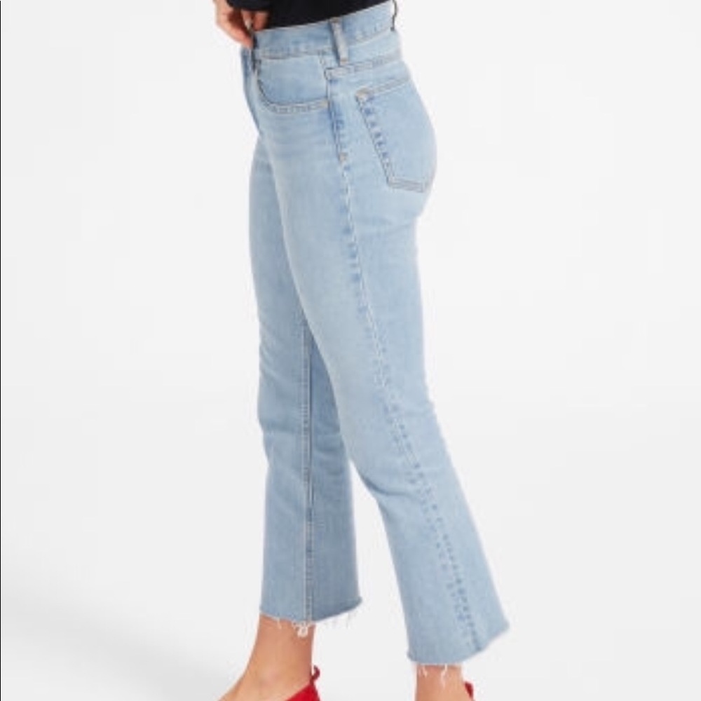 NWT Everlane High Rise Kick Crop Jean
